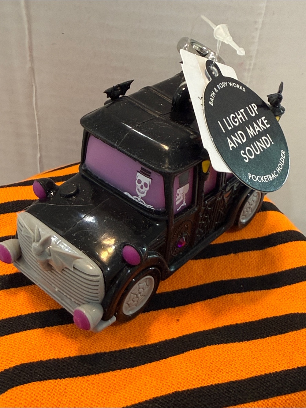 Bath & Body Works Light-Up/Sound Hearse Car POCKETBAC holder NWT - Picture 8 of 9